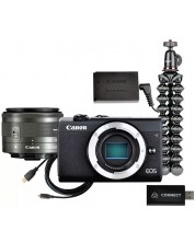 Φωτογραφική μηχανή Mirrorless  Canon - EOS M200 Streaming kit, Black -1