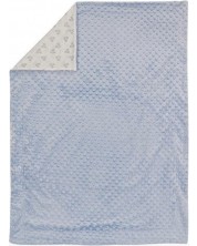 Βρεφική κουβέρτα με ανάγλυφο  Interbaby - Mickey, μπλε, 80 x 110 cm -1