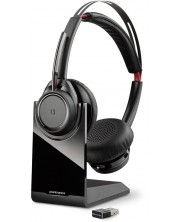 Ασύρματα ακουστικά Plantronics - Voyager Focus B825 DECT, ANC, μαύρο -1