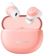 Ασύρματα ακουστικά A4tech - B27 2Drumtek, TWS, ροζ