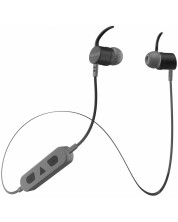 Ασύρματα ακουστικά με μικρόφωνο Maxell - Solid BT100, γκρι/μαύρα -1