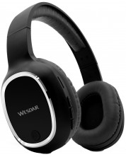 Ασύρματα ακουστικά με μικρόφωνο Wesdar - BH6, μαύρα