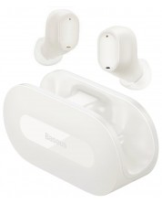 Ασύρματα ακουστικά  Baseus - Bowie EZ10, TWS, λευκά  -1