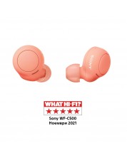 Ασύρματα ακουστικά Sony - WF-C500, TWS, πορτοκαλί