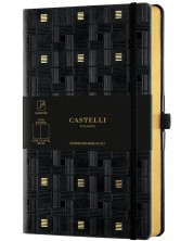 Σημειωματάριο Castelli Copper & Gold - Weaving Gold, 13 x 21cm, λευκά φύλλα -1