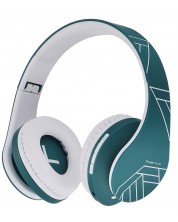 Ασύρματα ακουστικά PowerLocus - P2. άσπρα/μπλε