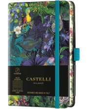 Σημειωματάριο Castelli Eden - Lily, 9 x 14 cm, με γραμμές -1