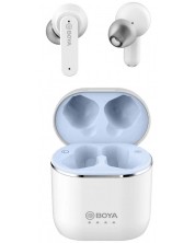 Ασύρματα ακουστικά Boya - BY-AP4-W, TWS, λευκά -1
