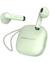 Ασύρματα ακουστικά PowerLocus - PLX1, TWS, πράσινο