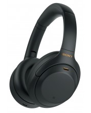 Ασύρματα ακουστικά Sony - WH-1000XM4 , ANC, μαύρα
