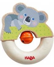 Βρεφική ξύλινη κουδουνίστρα Haba - Koala -1
