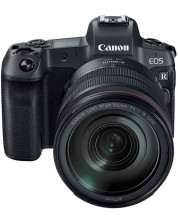 Φωτογραφική μηχανή Mirrorless  Canon - EOS R + RF24-105 f4-7.1,μαύρο   -1