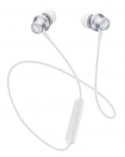 Ασύρματα ακουστικά με μικρόφωνο Cellularline - Gem, άσπρα -1