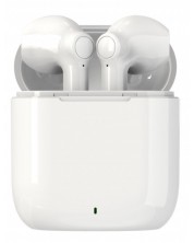 Ασύρματα ακουστικά Denver - TWE-39W, TWS, λευκά