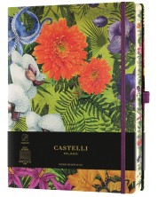 Σημειωματάριο Castelli Eden - Orchid, 13 x 21 cm, με γραμμές -1