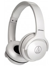 Ασύρματα ακουστικά Audio-Technica - ATH-S220BT, άσπρα -1