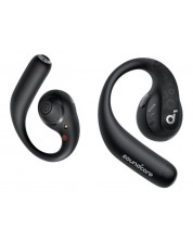 Ασύρματα ακουστικά Anker - SoundCore AeroFit Pro, μαύρα  -1