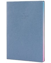Σημειωματάριο Deli Explore Colors - 22246, A5, τεχνητό δέρμα, μπλε -1