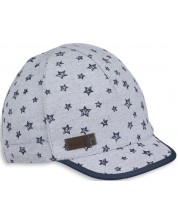 Καπέλο του μπέιζμπολ με προστασία UV 50+ Sterntaler - Με αστέρια, 53 εκ., 2-4 ετών -1