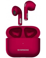 Ασύρματα ακουστικά  Riversong - Air Mini Pro, TWS, κόκκινα 