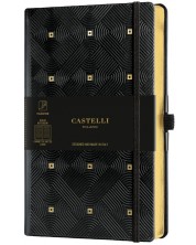 Σημειωματάριο Castelli Copper & Gold - Maya Gold, 13 x 21 cm, λευκά φύλλα -1