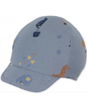 Καπέλο μπέιζμπολ με προστασία UV 50+ Sterntaler - Με δεινόσαυροι, 53 cm, 2-4 ετών -1