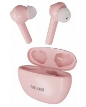 Ασύρματα ακουστικά Maxell - Dynamic, TWS, ροζ -1