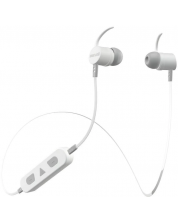 Ασύρματα ακουστικά με μικρόφωνο Maxell - Solid BT100, λευκό/γκρι