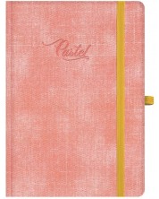 Σημειωματάριο  Lastva Pastelix - A5,112 φύλλα,chamois,γραμμές, ροζ -1
