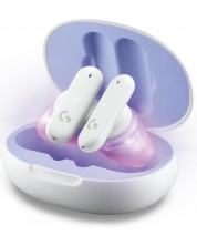Ασύρματα ακουστικά Logitech - G FITS Gaming Earbuds, TWS,λευκό -1