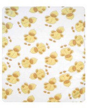 Βρεφική κουβέρτα Lorelli - Microfiber, 85 x 100 cm, Ducks -1