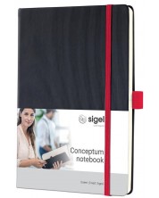 Σημειωματάριο   Sigel Conceptum - A5, μαύρο