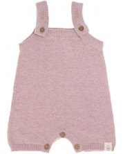 Βρεφική φόρμα Lassig - Cozy Knit Wear, 50-56 cm, 0-2 μηνών, ροζ -1