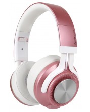Ασύρματα ακουστικά PowerLocus - P3 Matte, ροζ -1