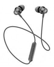 Ασύρματα ακουστικά με μικρόφωνο Cellularline - Gem, μαύρα -1