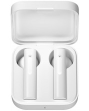 Ασύρματα ακουστικά με μικρόφωνο Xiaomi - Mi 2 Basic, TWS, λευκά -1