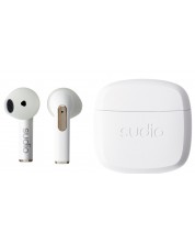 Ασύρματα ακουστικά Sudio - N2, TWS, λευκό -1