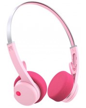 Ασύρματα ακουστικά με μικρόφωνο Defunc - Mondo Freestyle, ροζ