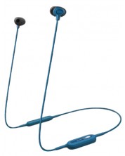 Ασύρματα ακουστικά με μικρόφωνο Panasonic - RP-NJ310BE-A, μπλε -1