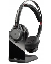 Ασύρματα ακουστικά Plantronics - Voyager Focus UC USB-C, ANC, μαύρο -1