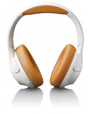 Ασύρματα ακουστικά Lenco - HPB-830GY, ANC,γκρι/πορτοκαλί
