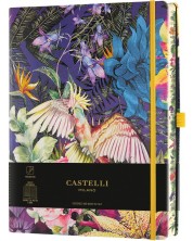 Σημειωματάριο Castelli Eden - Cockatiel, 19 x 25 cm, με γραμμές