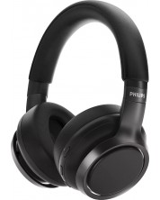 Ασύρματα ακουστικά με μικρόφωνο Philips - TAH9505BK, μαύρα -1