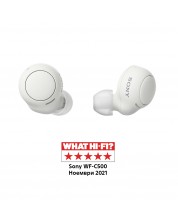 Ασύρματα ακουστικά Sony - WF-C500, TWS, άσπρα -1