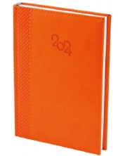 Σημειωματάριο Spree - Με θερμοεξώφυλλο, 168 φύλλα, πορτοκαλί, 2024 -1