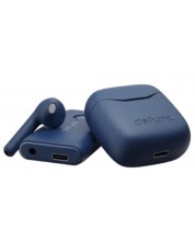 Ασύρματα ακουστικά Defunc - TRUE TRAVEL, TWS, μπλε