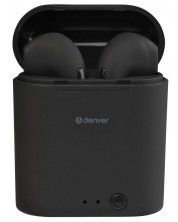 Ασύρματα ακουστικά Denver - TWE-46, TWS, μαύρα   