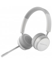 Ασύρματα ακουστικά με μικρόφωνο Energy Sistem - Office 6, λευκό/γκρι