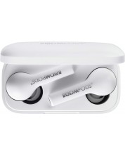 Ακουστικά με μικρόφωνο Boompods - Bassline, TWS, λευκά