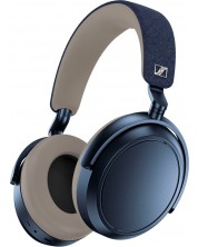 Ασύρματα ακουστικά Sennheiser - Momentum 4 Wireless, ANC, μπλε